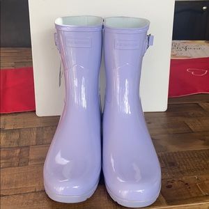 Size 11 Lavender Hunter Boots